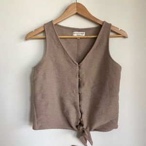 Madewell Texture and Thread Crop Top